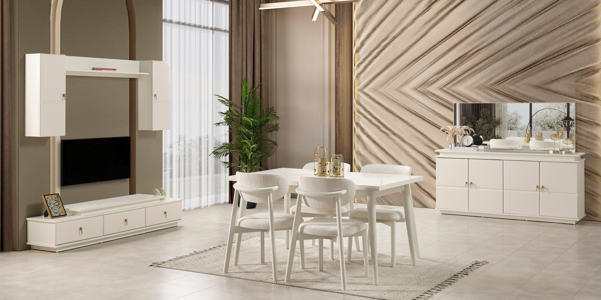 VZY - 524 - Masal Yemek Odası Takımı