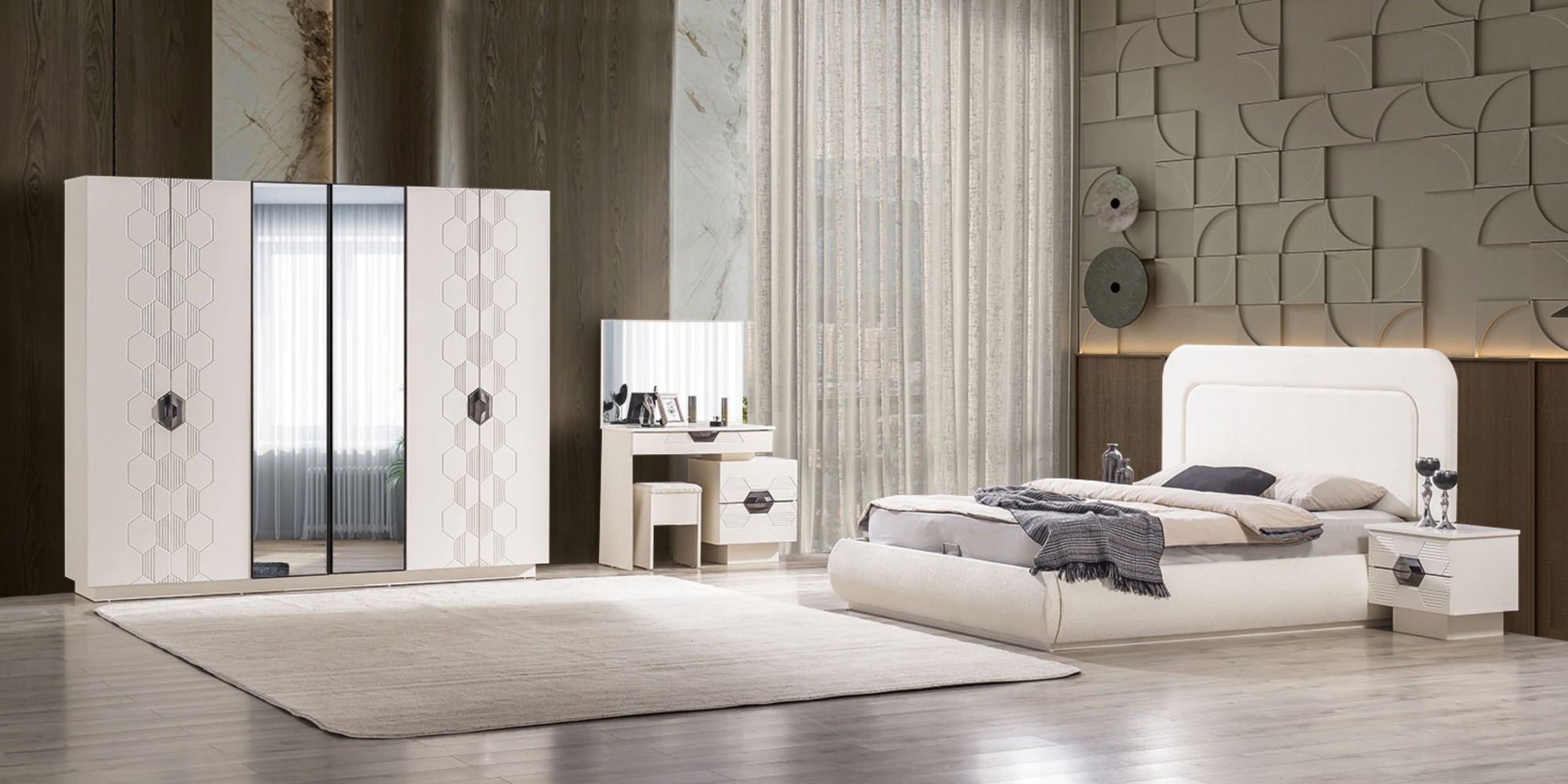 VZY - 505 - Opal Yatak Odası Takımı