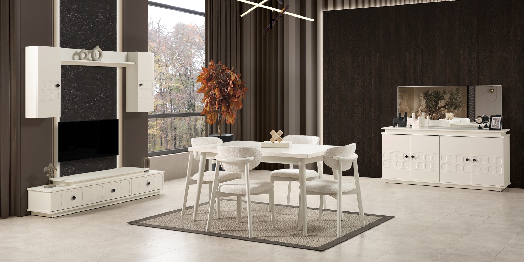 VZY - 517 - Petek Yemek Odası Takımı