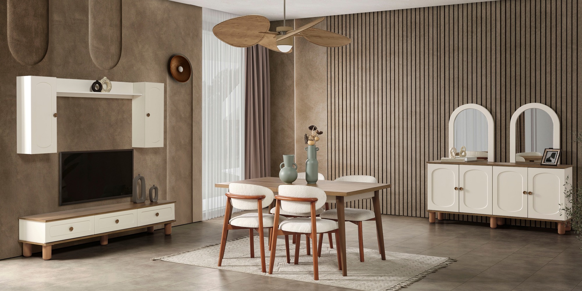 VZY - 518 - Sude Yemek Odası Takımı